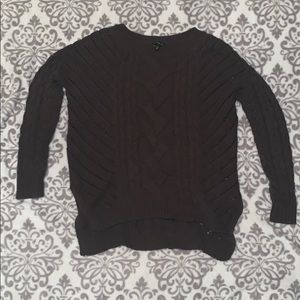 Express Olive Green Knit Sweater Size XS